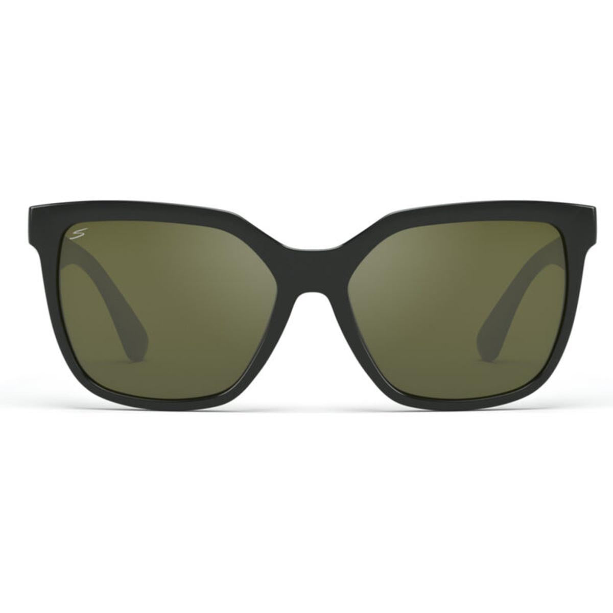 Serengeti Wakota Sunglasses Shiny Black Medium