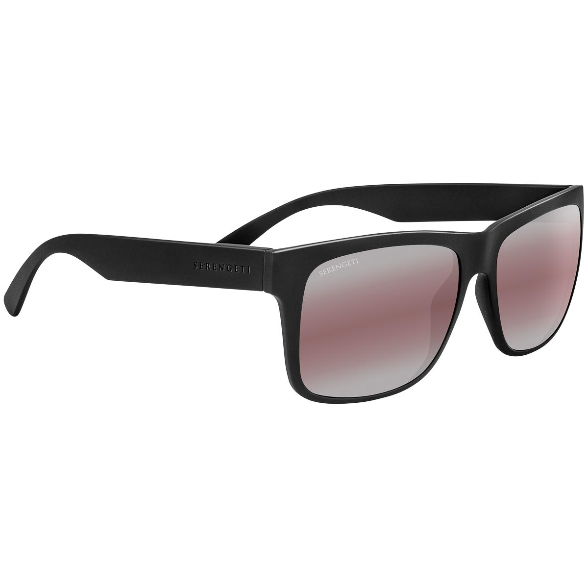 Serengeti Positano Large Sunglasses Matte Black Large