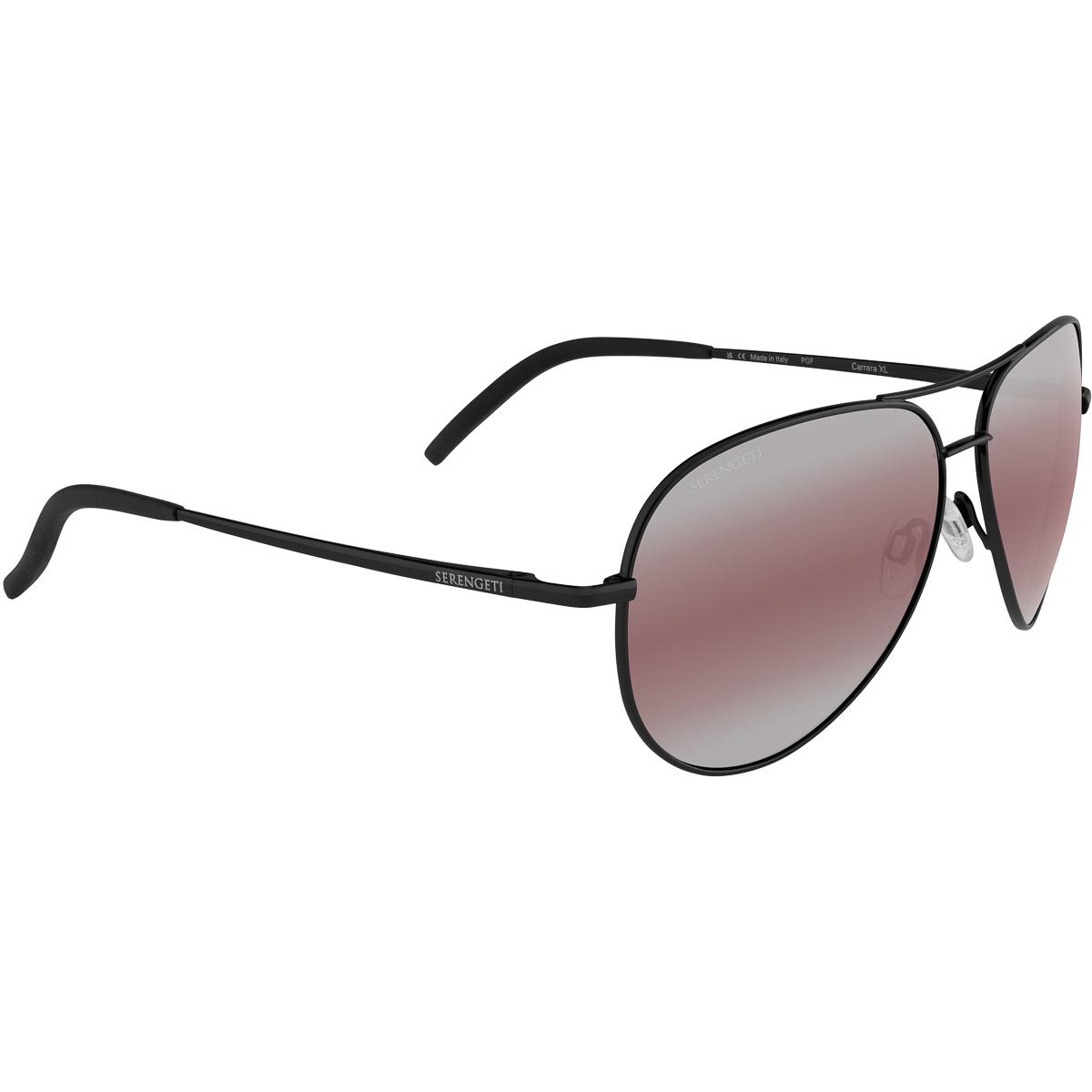 Serengeti Carrara Sunglasses Matte Black Medium