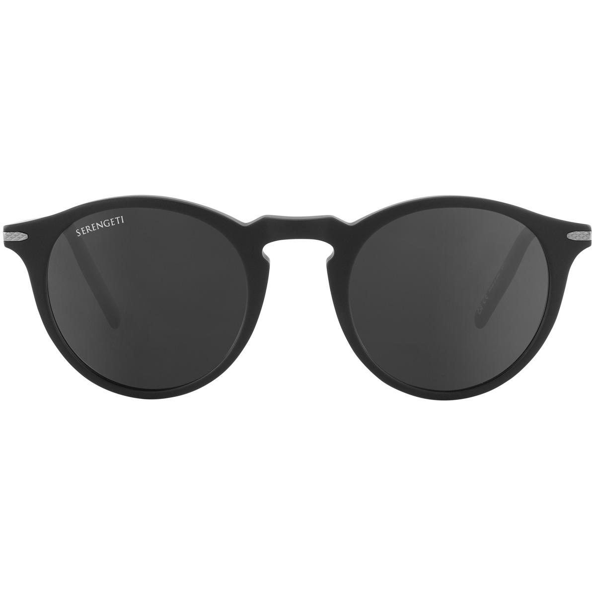 Serengeti Raffaele Sunglasses Matte Black Small-Medium, Medium