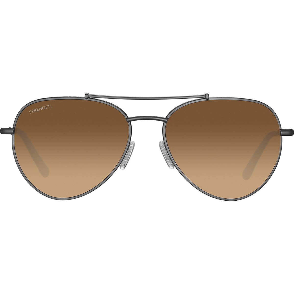 Serengeti Pete Sunglasses Matte Dark Gunmetal Medium, Large