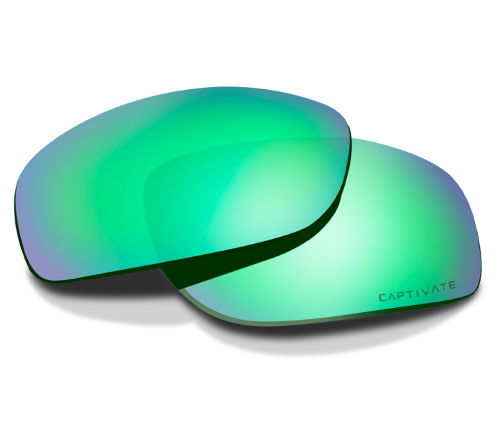 Wiley X WX KINGPIN LENS Oval CAPTIVATE™ Polarized Green Mirror N/a --