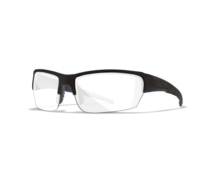 Wiley X WX SAINT Semi Rimless Sunglasses Matte Black 68-16-114