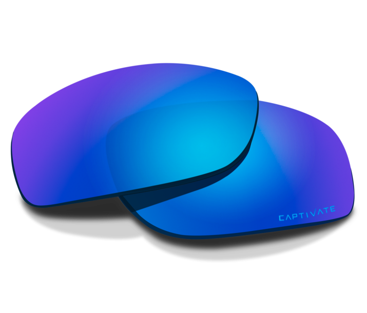 Wiley X WX TREK LENS Oval CAPTIVATE™ Polarized Blue Mirror N/a --