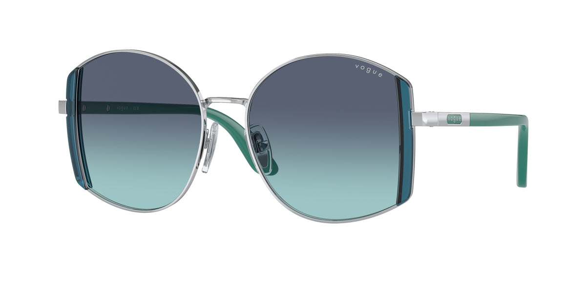 Vogue VO4267S Irregular Sunglasses 323/4S-Silver 53-140-16 - Color Map Silver