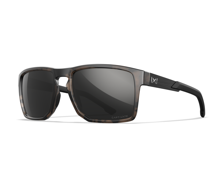 Wiley X WX APEX Sunglasses Oval MATTE TORTOISE BROWN CAPTIVATE™ Polarized Black Mirror Matte Tortoise Brown --