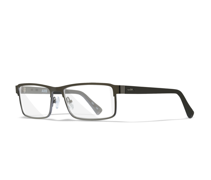 Wiley X WX AXIS Full Rim Eyeglasses  Utlity Green / Dark Gunmetal 58-16-140