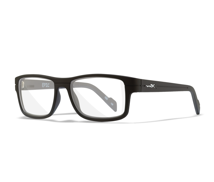 Wiley X WX EPIC Eyeglasses Full Rim MATTE BLACK Clear Matte Black -17-