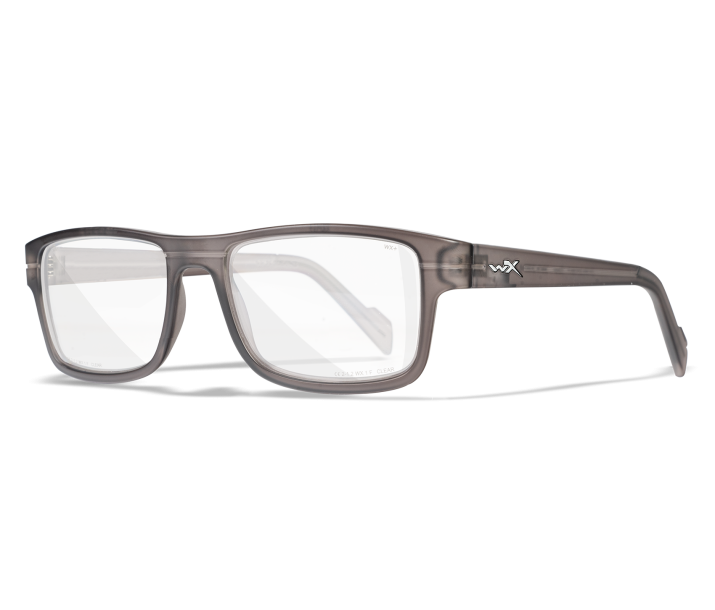 Wiley X WX EPIC Full Rim Eyeglasses  Matte Crystal Dark Grey 55-17-145