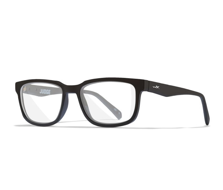 Wiley X WX JUDGE Eyeglasses Full Rim MATTE BLACK Clear Matte Black -18-