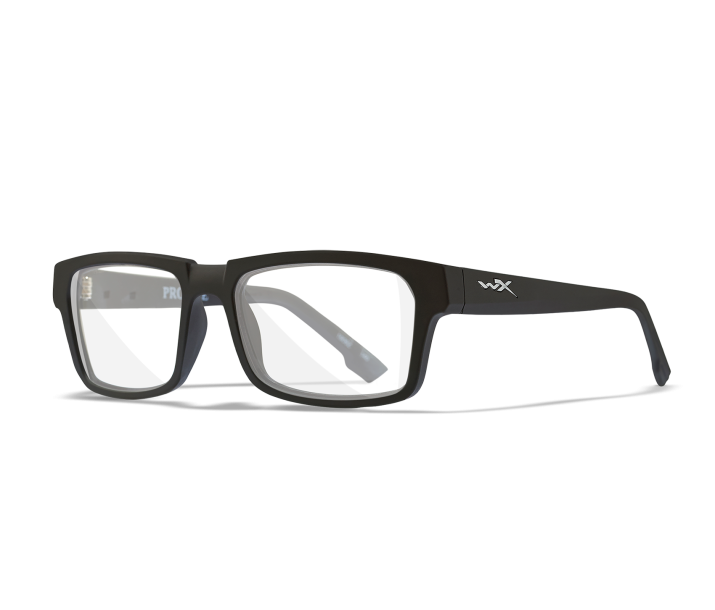 Wiley X WX PROFILE Eyeglasses Full Rim MATTE BLACK Clear Matte Black -17-