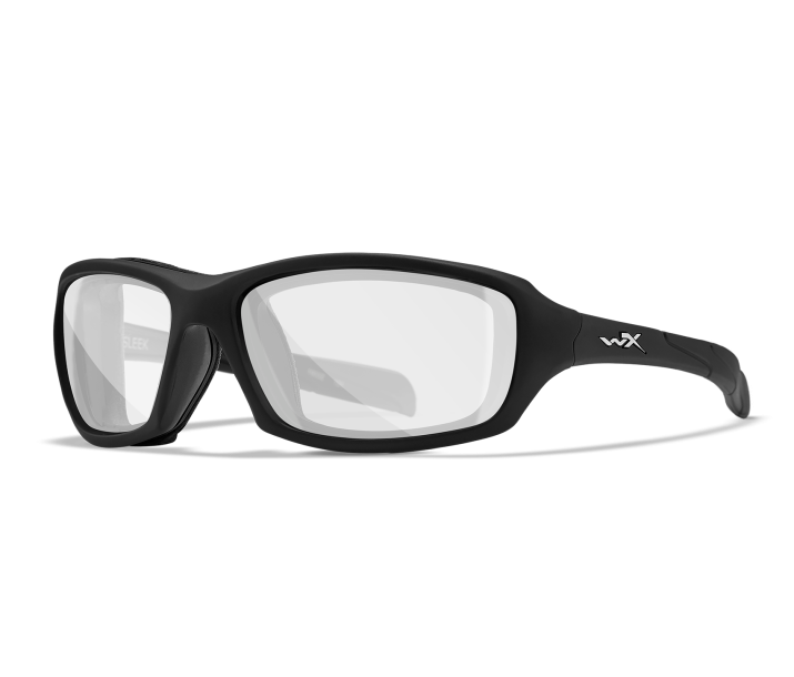 Wiley X WX SLEEK Sunglasses Oval MATTE BLACK Clear Matte Black 60-14-121