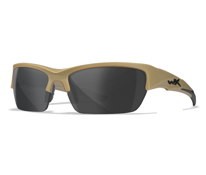 Wiley X WX VALOR Sunglasses Semi Rimless MATTE TAN Clear Matte Tan 70-19-120