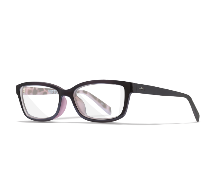 Wiley X WX VIRTUE Eyeglasses Full Rim GLOSS MIDNIGHT BLUE/LILAC DEMI Clear Gloss Midnight Blue/lilac Demi -16-