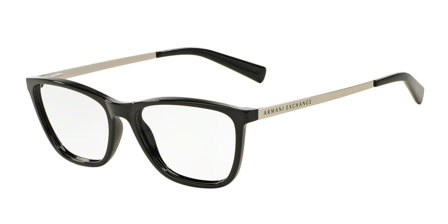 Exchange Armani AX3028 Cat Eye Eyeglasses  8158-BLACK 53-16-140 - Color Map black