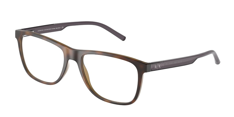 Exchange Armani AX3048 Pillow Eyeglasses  8029-MATTE HAVANA 54-17-140 - Color Map havana