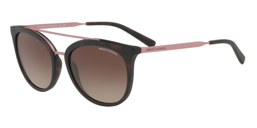 Exchange Armani AX4068S Phantos Sunglasses  802913-MATTE HAVANA 55-18-140 - Color Map havana