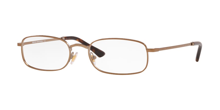 Brooks Brothers BB1075 Oval Eyeglasses  1010-MATTE GOLD 54-19-145 - Color Map gold