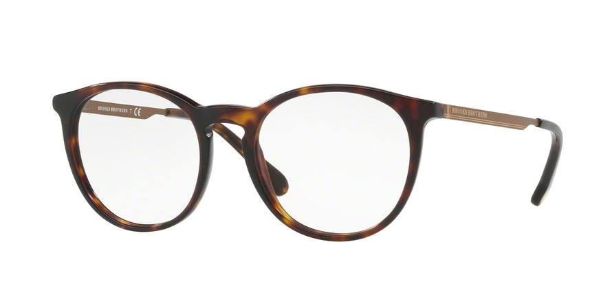 Brooks Brothers BB2041 Round Eyeglasses  6001-DARK TORTOISE 52-19-140 - Color Map tortoise