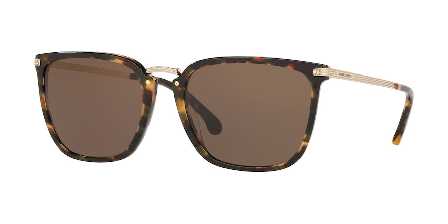 Brooks Brothers BB5040 Square Sunglasses 605273-RETRO TORTOISE 58-19-150 - Color Map havana