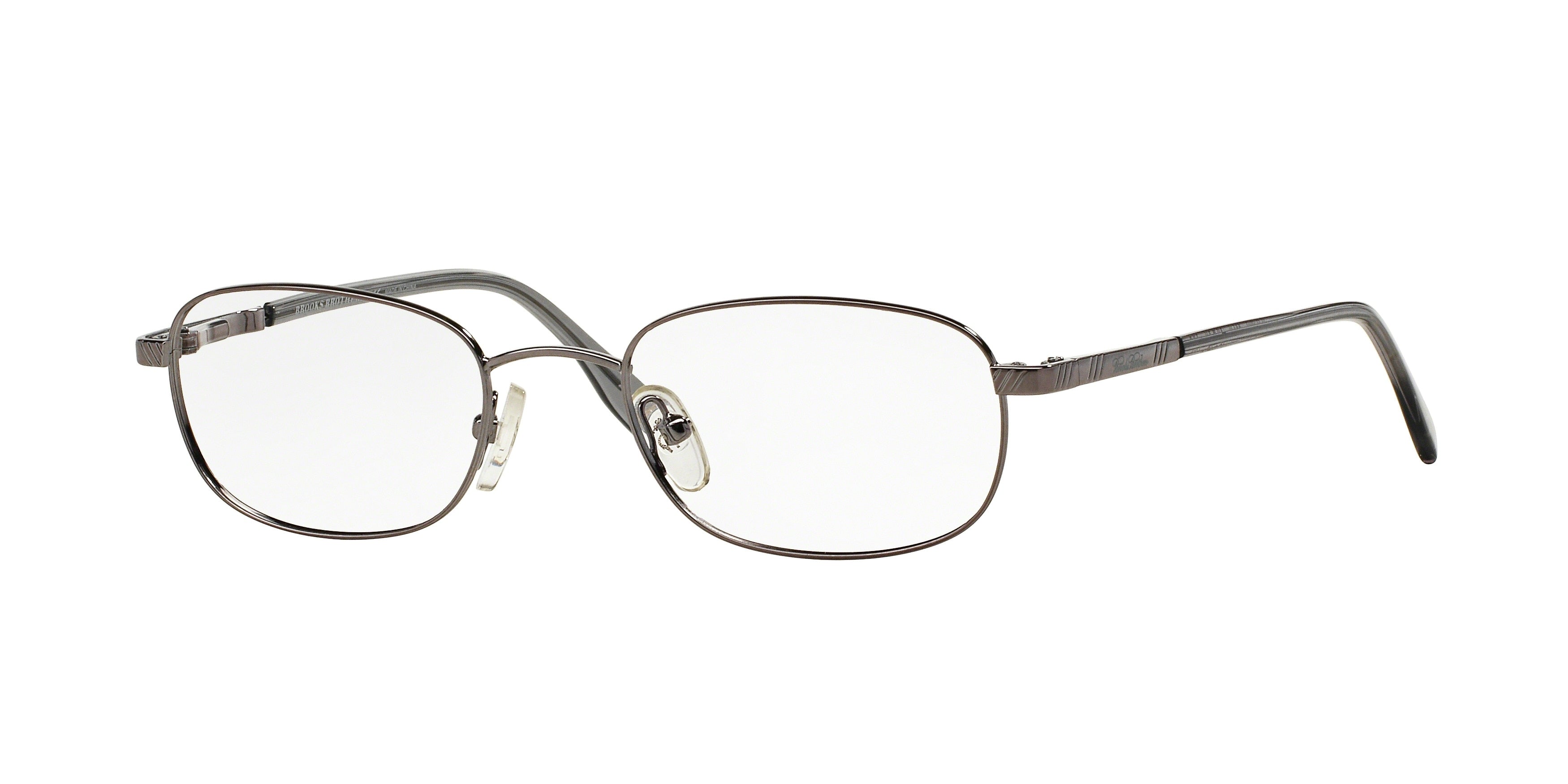 Brooks Brothers BB363 Oval Eyeglasses  1150-Gunmetal 50-140-19 - Color Map Grey