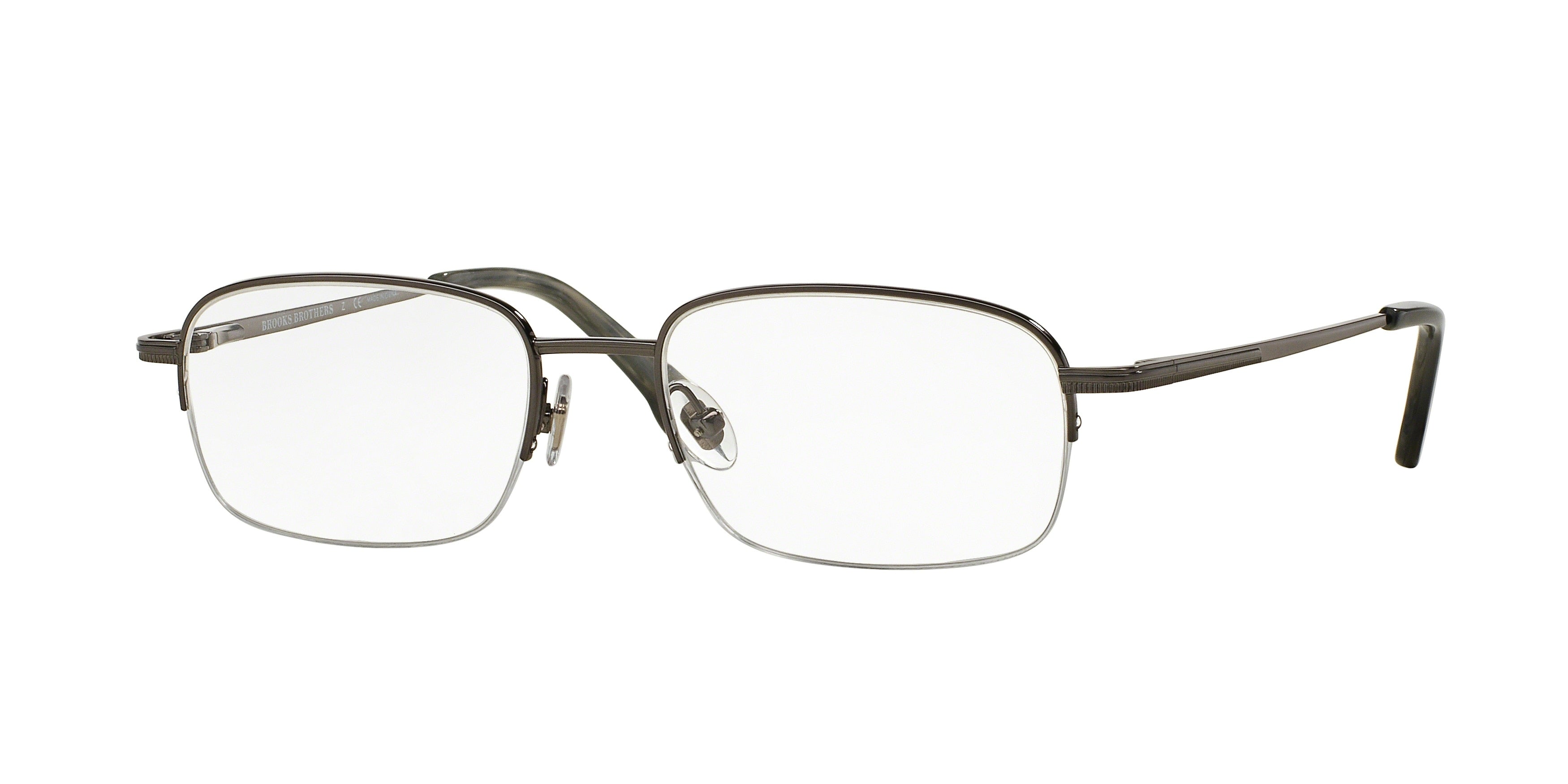 Brooks Brothers BB487T Pillow Eyeglasses  1511T-Dark Gunmetal Titanium 56-140-18 - Color Map Grey