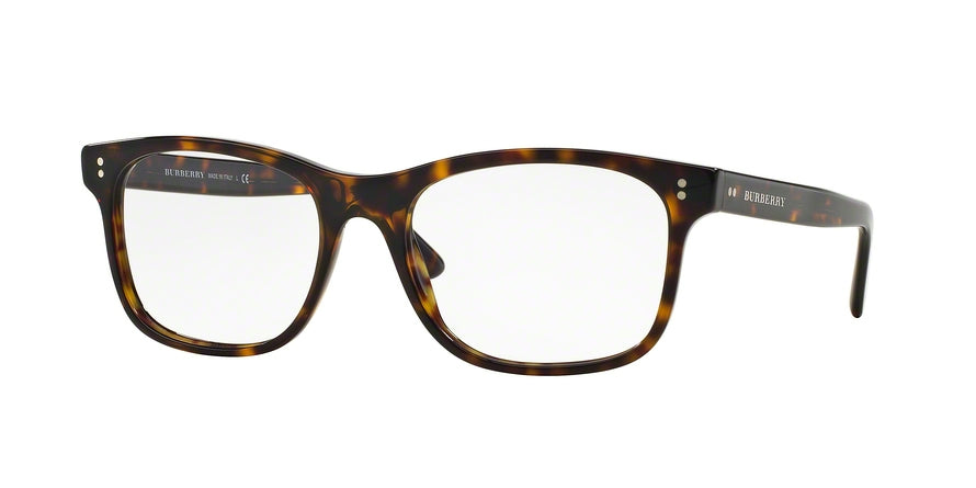 Burberry BE2196 Rectangle Eyeglasses  3002-DARK HAVANA 55-18-145 - Color Map havana