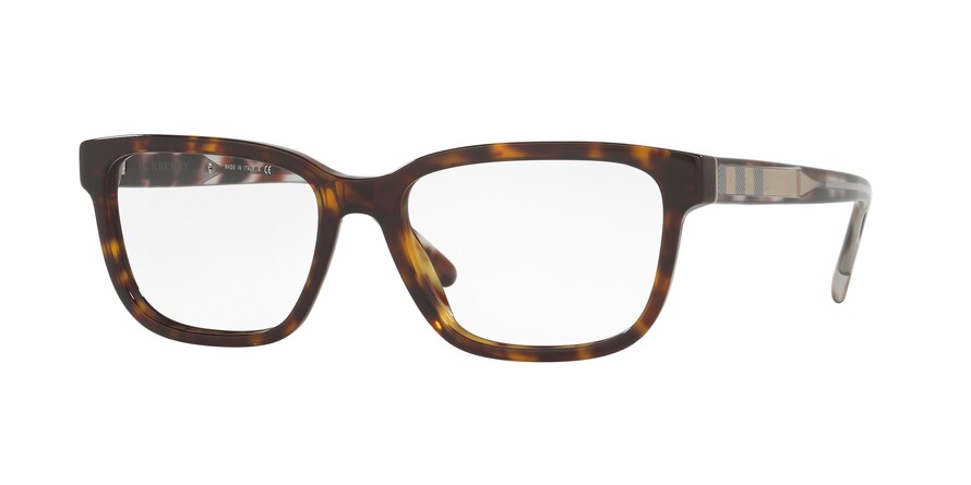 Burberry BE2230 Square Eyeglasses  3002-DARK HAVANA 53-17-145 - Color Map havana