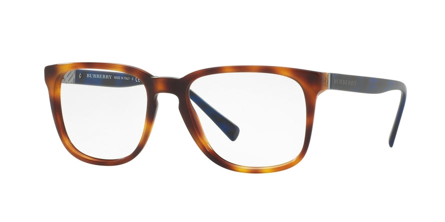 Burberry BE2239 Square Eyeglasses  3617-LIGHT HAVANA 53-18-140 - Color Map havana