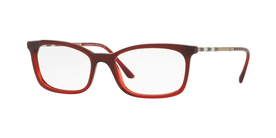 Burberry BE2243QF Rectangle Eyeglasses 3625-BOREDAUX GRADIENT 53-17-140 - Color Map bordeaux