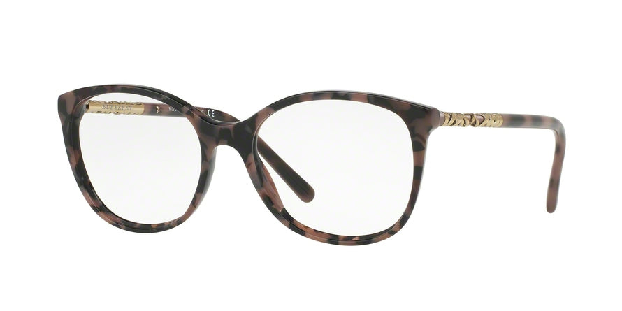 Burberry BE2245F Round Eyeglasses 3624-SPOTTED BROWN 54-17-140 - Color Map brown