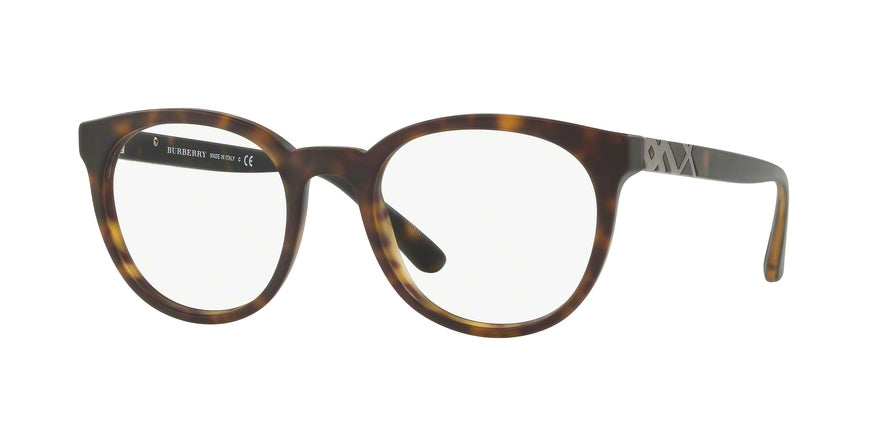 Burberry BE2250F Phantos Eyeglasses 3536-MATTE DARK HAVANA 53-20-145 - Color Map havana