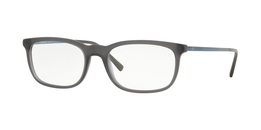 Burberry BE2267 Rectangle Eyeglasses 3693-MATTE GREY 53-18-145 - Color Map grey