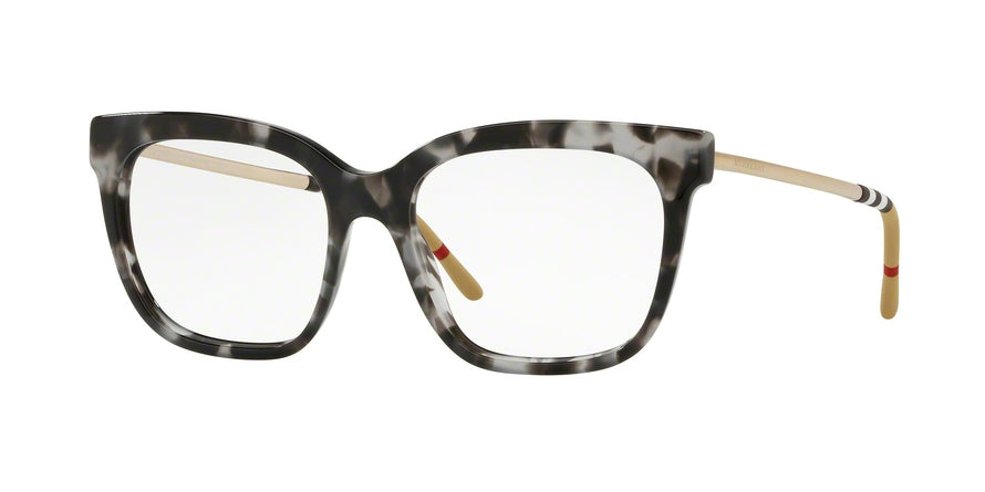 Burberry BE2271F Square Eyeglasses 3533-GREY HAVANA 54-17-140 - Color Map grey