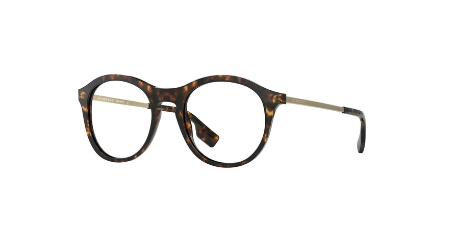 Burberry BE2287F Round Eyeglasses 3002-DARK HAVANA 50-19-140 - Color Map havana