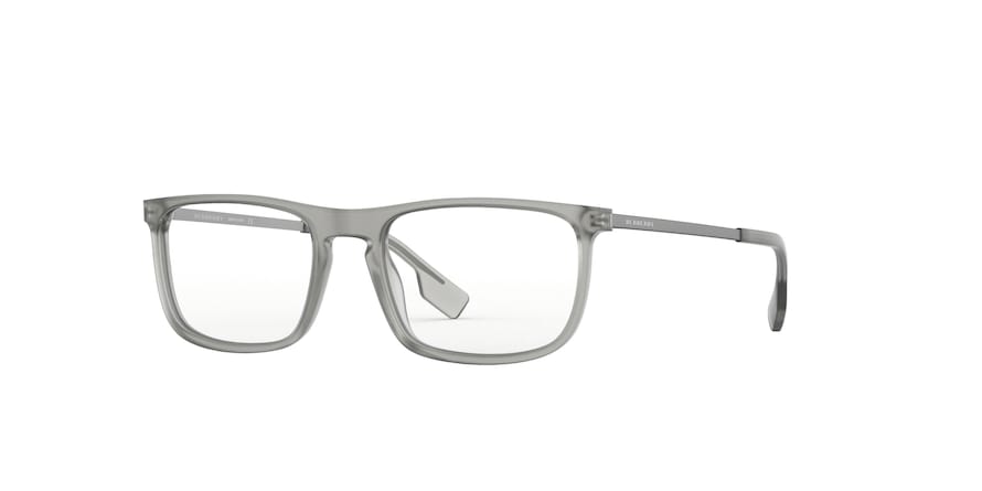 Burberry BE2288 Rectangle Eyeglasses 3769-MATTE GREY 55-19-145 - Color Map grey