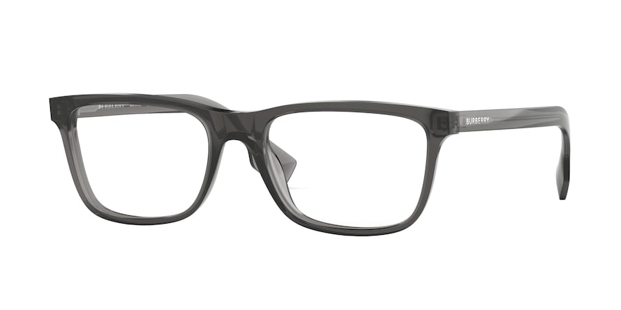 Burberry BE2292 Rectangle Eyeglasses 3801-TRANSPARENT GREY 55-18-145 - Color Map grey