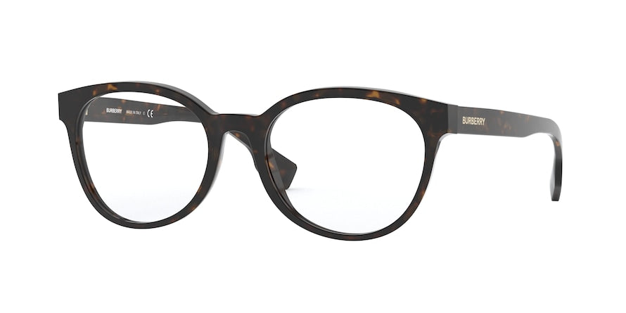 Burberry BE2315F Round Eyeglasses  3002-DARK HAVANA 52-18-140 - Color Map havana