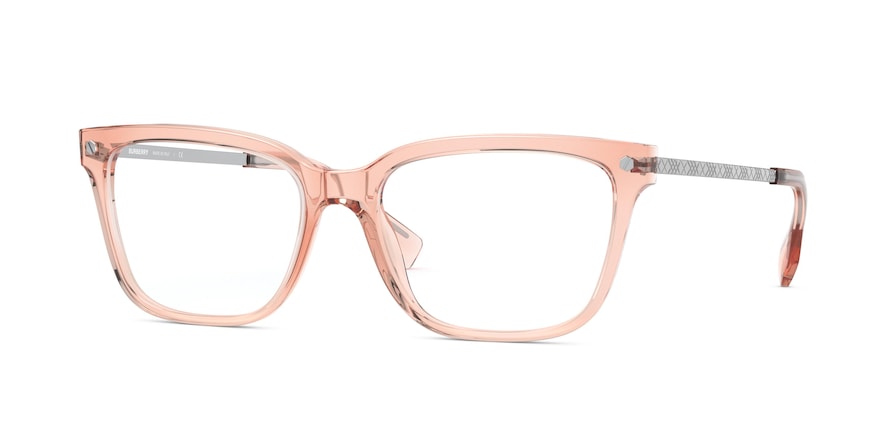 Burberry BE2319F Square Eyeglasses 3865-PEACH 54-17-140 - Color Map pink