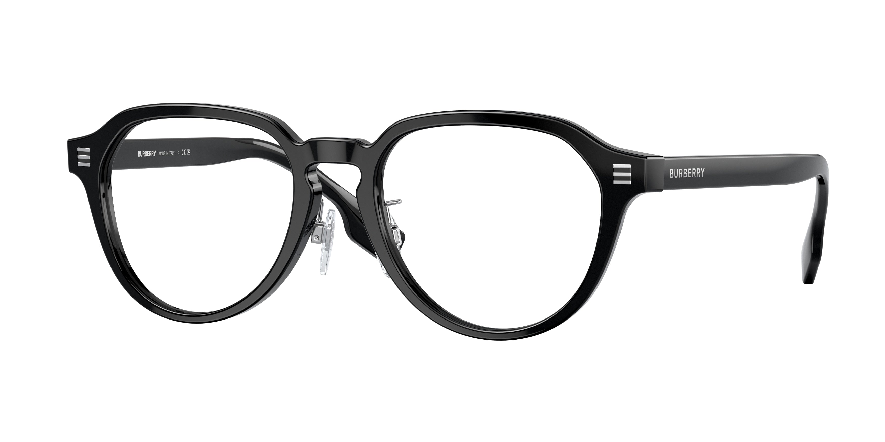 Burberry ARCHIE BE2368F Phantos Eyeglasses  3001-Black 52-145-19 - Color Map Black