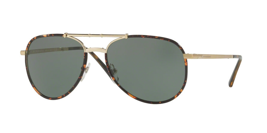 Burberry BE3091J Pilot Sunglasses 11675U-MORO HAVANA 58-17-140 - Color Map havana