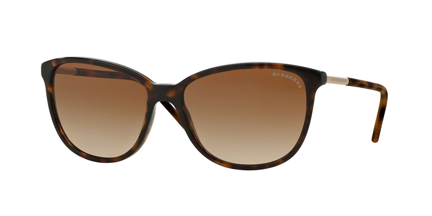 Burberry BE4180 Cat Eye Sunglasses  300213-DARK HAVANA 57-16-140 - Color Map havana