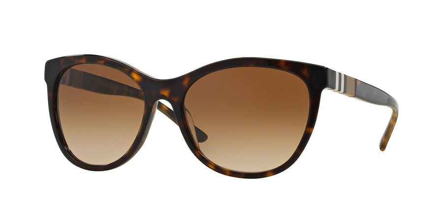 Burberry BE4199 Cat Eye Sunglasses 300213-DARK HAVANA 58-17-140 - Color Map havana