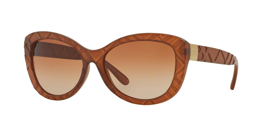 Burberry BE4217 Butterfly Sunglasses 357513-MATTE BROWN 56-16-140 - Color Map brown
