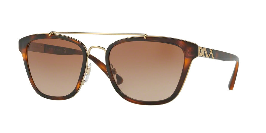 Burberry BE4240 Square Sunglasses 331613-LIGHT HAVANA 56-19-140 - Color Map havana