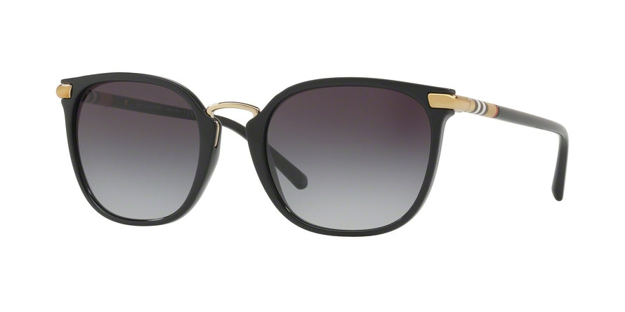 Burberry BE4262 Square Sunglasses  30018G-BLACK 53-21-140 - Color Map black
