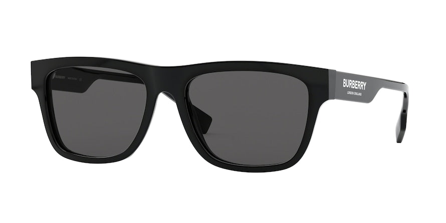 Burberry BE4293F Square Sunglasses  300187-BLACK 56-17-145 - Color Map black