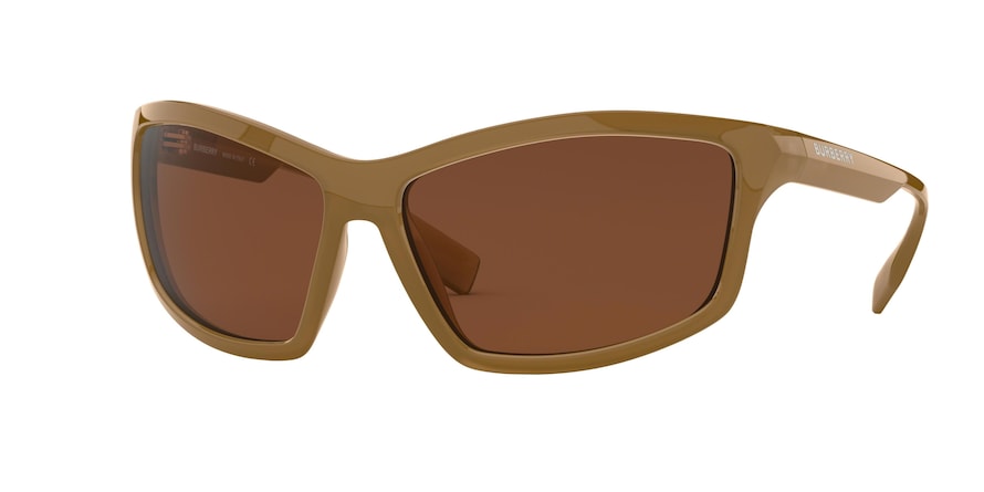 Burberry BE4297 Rectangle Sunglasses  3015/3-OPAL BEIGE 66-15-120 - Color Map light brown