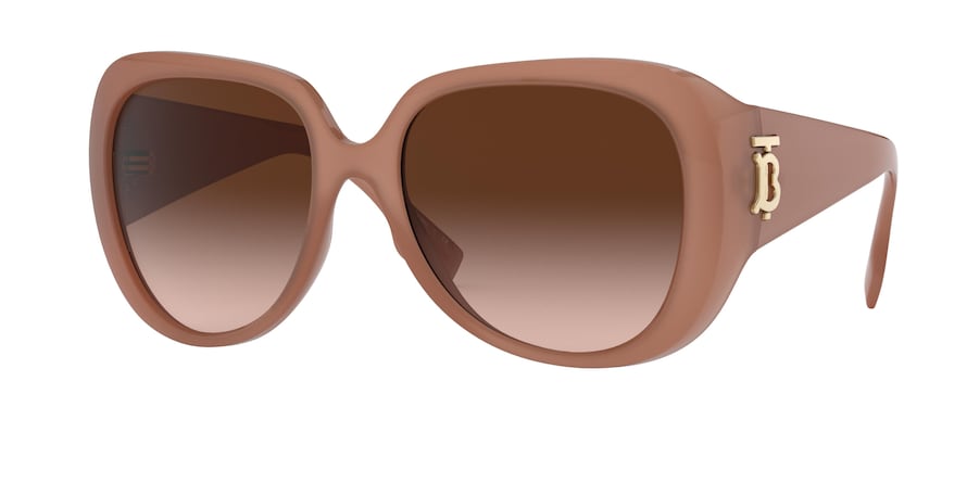 Burberry BE4303 Square Sunglasses 383413-OPAL BROWN 57-18-135 - Color Map brown