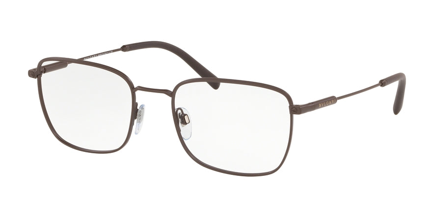 Bvlgari BV1105 Rectangle Eyeglasses 2011-MATTE BROWN 55-20-145 - Color Map brown